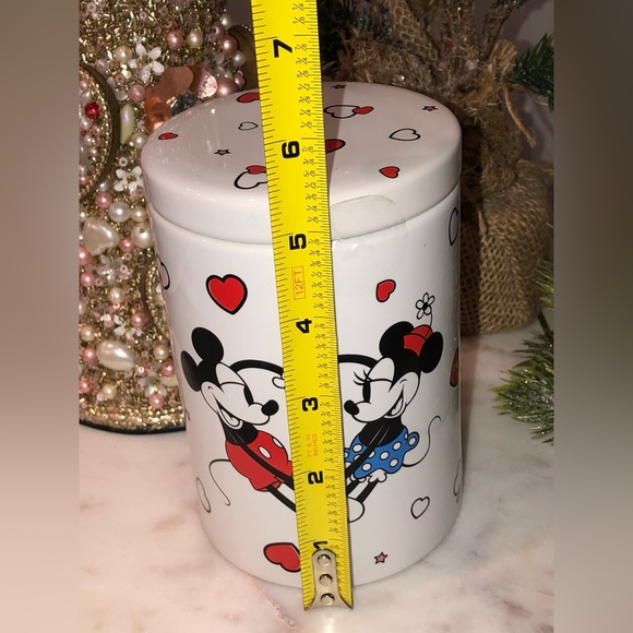 Disney Kitchen Nwt Disney Mickey Minnie Mouse Ceramic Canister Jar